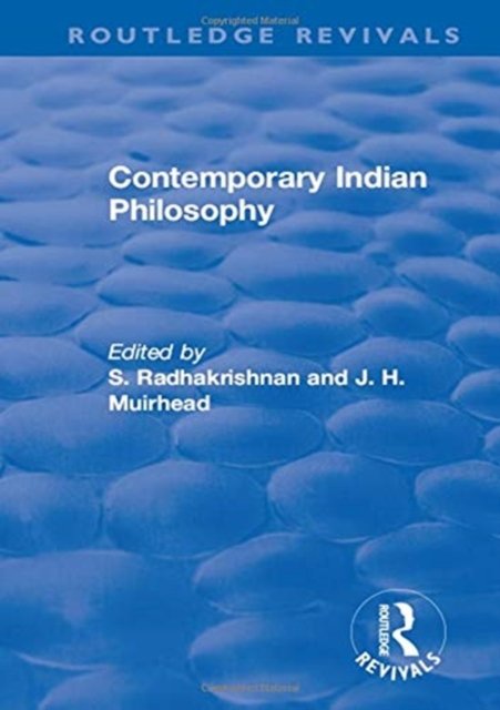 Cover for M. K. Gandhi · Revival: Contemporary Indian Philosophy (1936) - Routledge Revivals (Hardcover Book) (2018)
