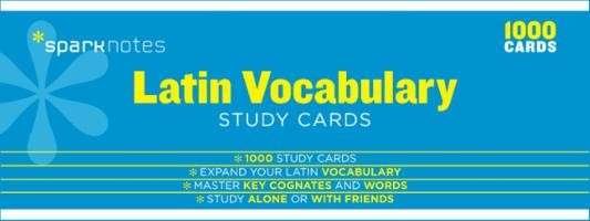 Cover for SparkNotes · Latin Vocabulary SparkNotes Study Cards - SparkNotes Study Cards (Flashcards) (2014)