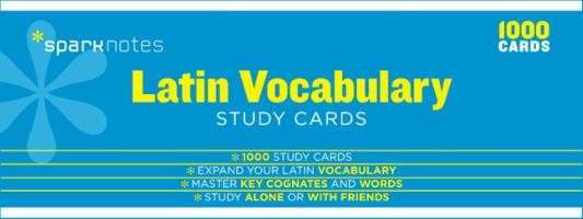 Latin Vocabulary SparkNotes Study Cards - SparkNotes Study Cards - SparkNotes - Books - Spark - 9781411470033 - February 4, 2014