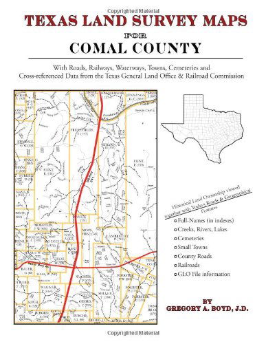 Cover for Gregory a Boyd J.d. · Texas Land Survey Maps for Comal County (Paperback Book) (2010)