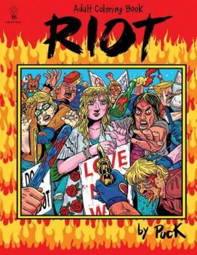 Cover for Kraftka · Riot Coloring Book (Paperback Bog) (2017)