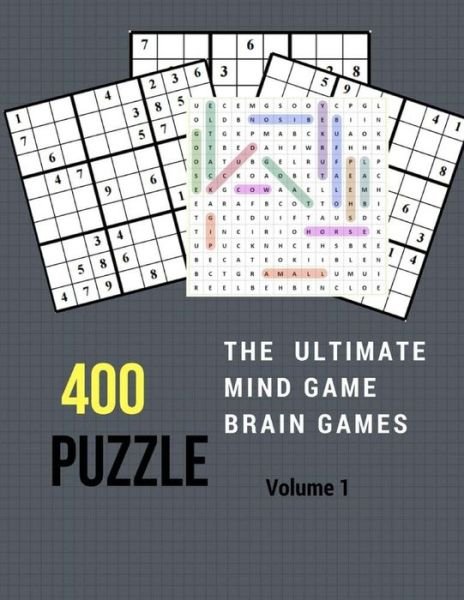 Cover for Kandi Anstett · 400 Puzzles The Ultimate Mind Game Brain Games (Paperback Book) (2017)