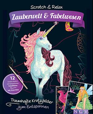 Cover for Zauberwelt &amp; Fabelwesen. Traumhafte Kratzbilder zum Entspannen (Book) (2023)