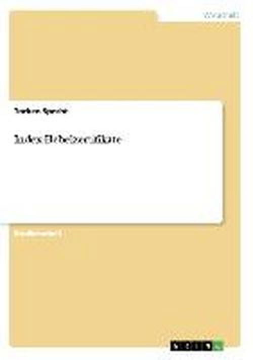 Cover for Torben Specht · Index-Hebelzertifikate (Paperback Book) [German edition] (2007)