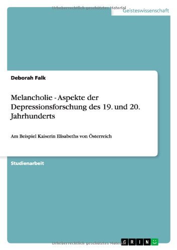 Cover for Falk · Melancholie - Aspekte der Depressi (Buch) [German edition] (2012)