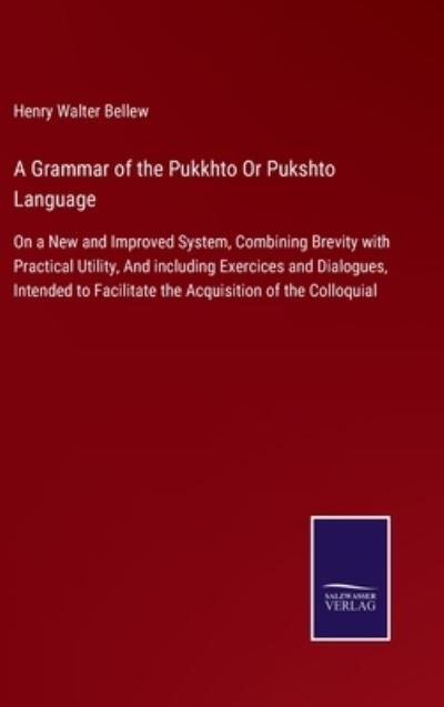 Cover for Henry Walter Bellew · A Grammar of the Pukkhto Or Pukshto Language: On a New and Improved System, Combining Brevity with Practical Utility, And including Exercices and Dialogues, Intended to Facilitate the Acquisition of the Colloquial (Gebundenes Buch) (2021)