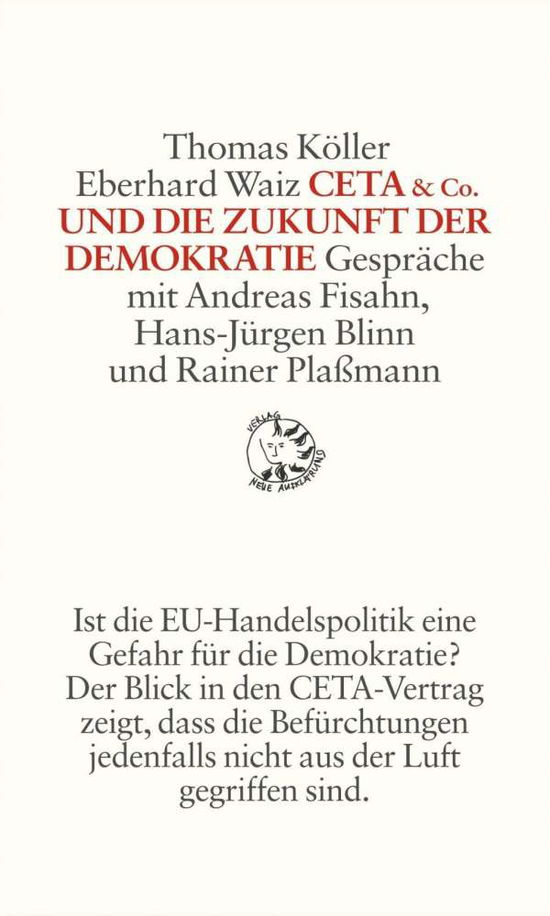 Cover for Köller · CETA &amp; Co. und die Zukunft der D (Book)