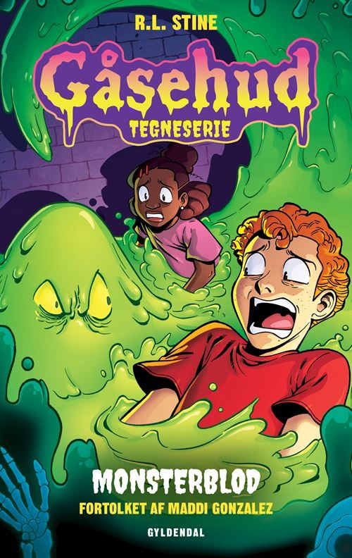 Cover for R.L. Stine · Gåsehud tegneserie - Monsterblod (Gebundesens Buch) [1. Ausgabe] (2026)