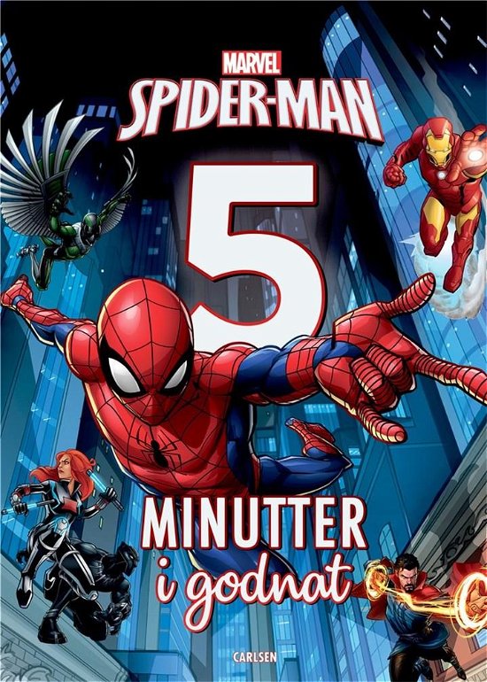 Cover for Marvel · Fem minutter i godnat: Fem minutter i godnat - Spider-Man (Innbunden bok) [1. utgave] (2022)