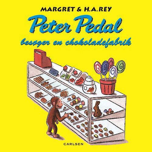 Cover for Margret Rey · Peter Pedal besøger en chokoladefabrik (Bound Book) [2. wydanie] [Indbundet] (2008)