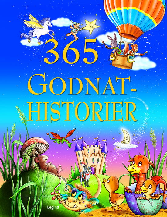 Cover for 365 godnathistorier (Bound Book) [1. Painos] (2020)