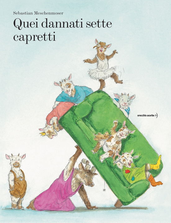 Cover for Sebastian Meschenmoser · Quei Dannati Sette Capretti (Book)