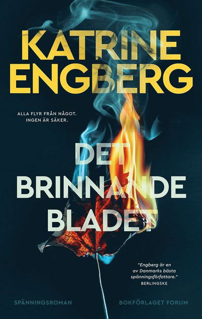 Cover for Katrine Engberg · Det brinnande bladet (Gebundesens Buch) (2024)