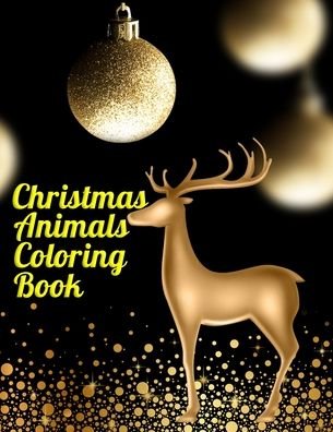 Cover for Masab Press House · Christmas animals coloring book (Pocketbok) (2020)