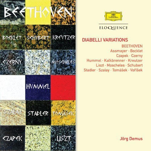 Cover for Jorg Demus · Diabelli Variations - Beethoven, Moscheles, Mozart Jnr, Schubert, Liszt (CD) (2012)
