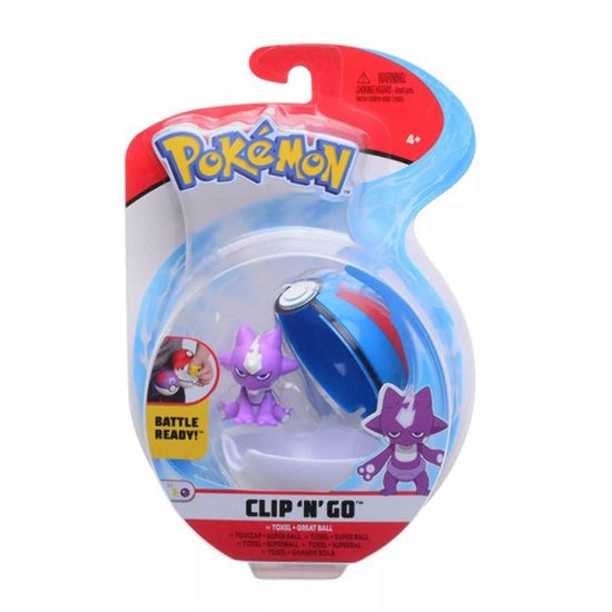 Cover for Pokemon Clip 'N' Go · Toxel &amp; Great Ball (Spielzeug)