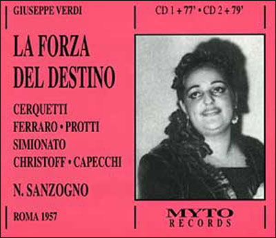 La Forza Del Destino - Giuseppe Verdi - Music - MYTO - 0608974502034 - 2000