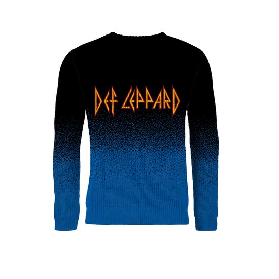 Cover for Def Leppard · Logo (Dip Dye, Knitted Jumper) (Suéter / blusa) [size M] [Black edition] (2017)