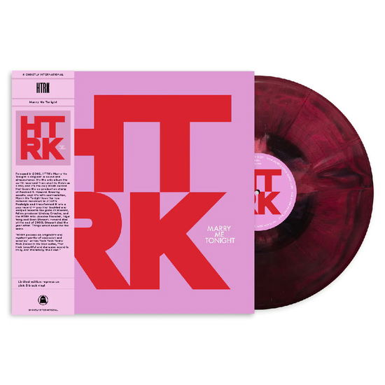 Cover for Htrk · Marry Me Tonight (Ghostly 25 Y Anni. Ed. Ltd Pink &amp; Black Vinyl) (LP) (2025)