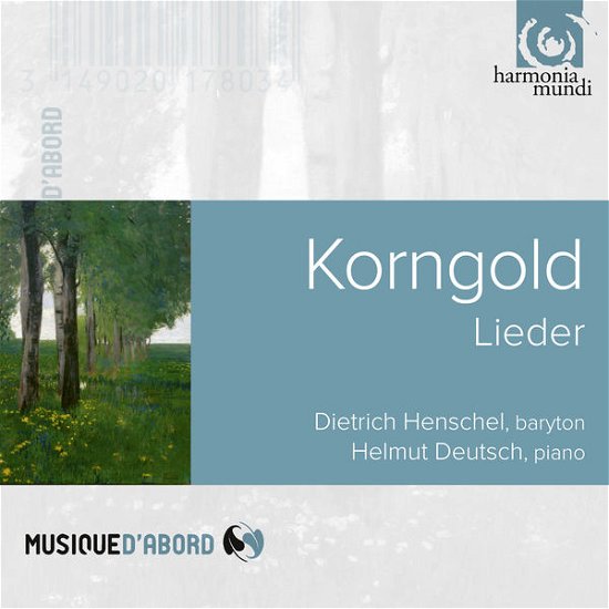 Cover for Henschel, Dietrich /Deutsch, Helmut · Lieder (CD) (2013)