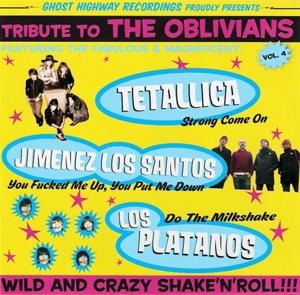 Cover for Tribute To The Oblivians Vol. 4 (LP) (2018)