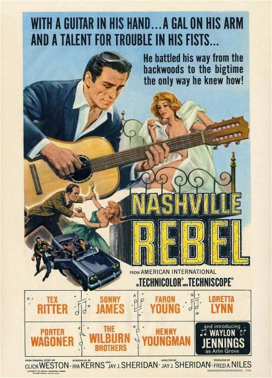 Cover for Waylon Jennings · Nashville Rebel (DVD) (2004)