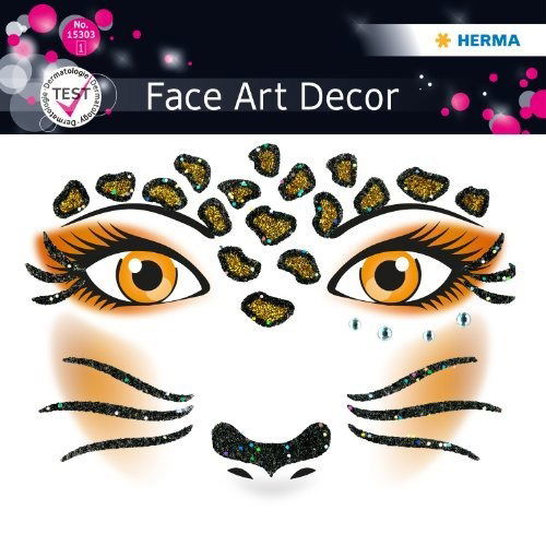 Cover for Herma · HERMA Face Art Sticker Leopard (ACCESSORY) (2024)