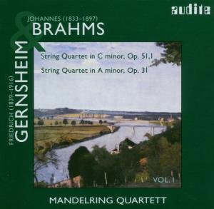 Cover for Mandelring Qt. · String Quartets by Brahms Op. (CD) (2011)