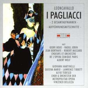 Cover for R. Leoncavallo · I Pagliacci (CD) (2008)