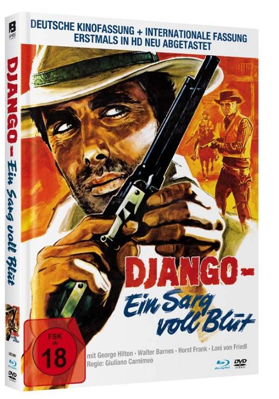 Cover for Hilton,george / Frank,horst / Barnes,walter · Django - Ein Sarg Voller Blut (Limited Mediabook) (Blu-ray) (2021)