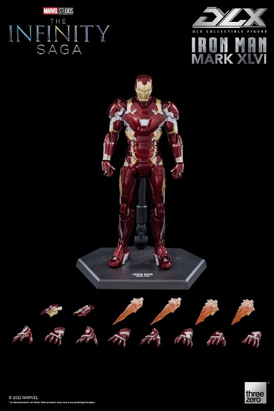 Infinity Saga DLX Actionfigur 1/12 Iron Man Mark 4 - Marvel - Koopwaar - THREEZERO - 4897056204034 - 25 september 2022