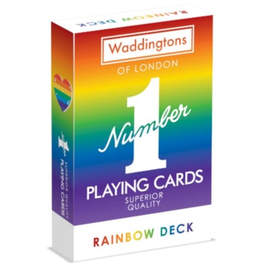 Rainbow Playing Cards - ''winning Moves'' - Brætspil - WADDINGTONS - 5036905041034 - 