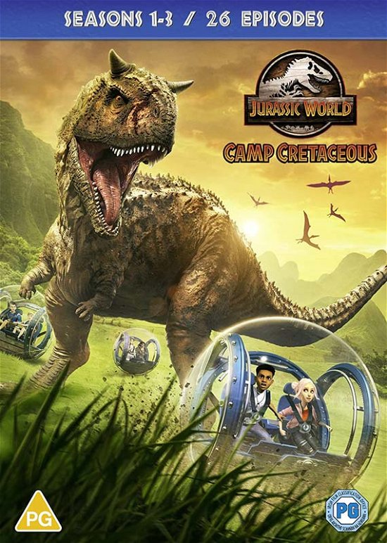 Cover for Jw Camp Cretaceous S13 DVD · Jurassic World: Camp Cretaceous Seasons 1-3 (DVD) (2022)