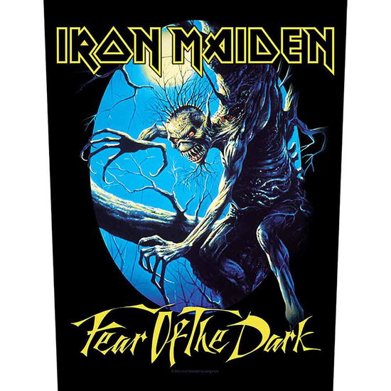 Cover for Iron Maiden · Iron Maiden Back Patch: Fear of the Dark (MERCH) [Black edition] (2020)