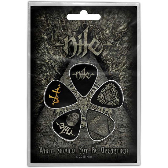 Nile Plectrum Pack: What Should Not Be Unearthed (Retail Pack) - Nile - Merchandise -  - 5055339768034 - 
