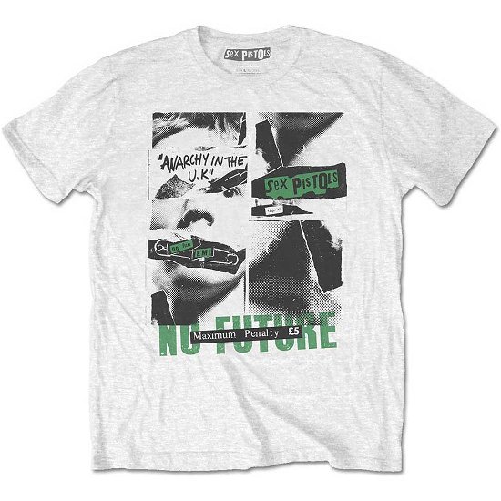 Cover for Sex Pistols - The · The Sex Pistols Unisex T-Shirt: No Future (T-shirt) [size S] [White - Unisex edition]