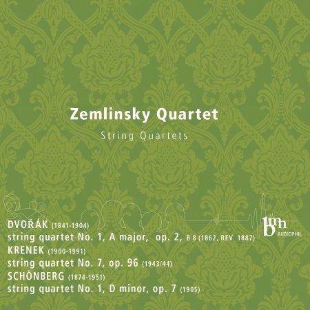 Cover for Antonin Dvorak (1841-1904) · Zemlinksy Quartet - String Quartets (CD) (2016)