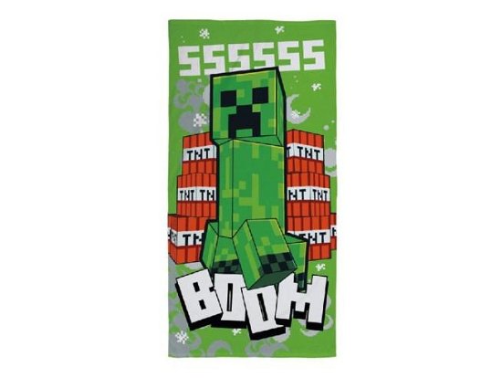 Minecraft Handtuch Creeper Boom 70 x 140 cm -  - Merchandise -  - 8445484411034 - April 26, 2024