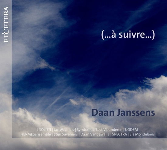 Cover for Daan Vandewalle · Daan Janssens: a Suivre (CD) (2023)