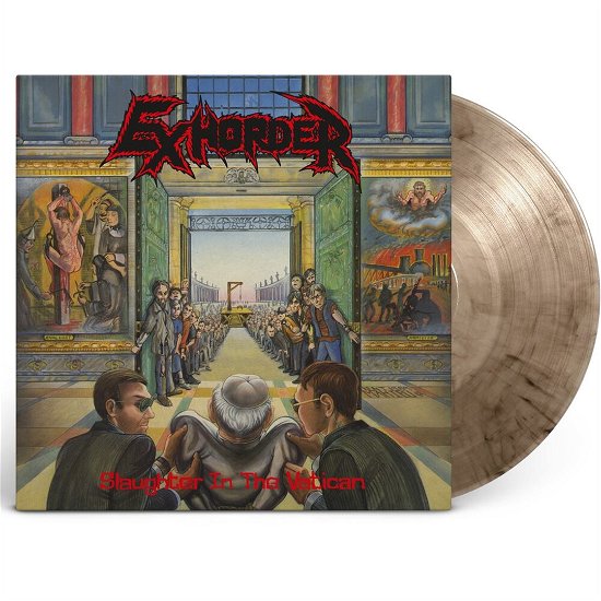 Cover for Exhorder · Slaughter In The Vatican (LP) [Crystal clear &amp; black marbled vinyl edition] (2024)