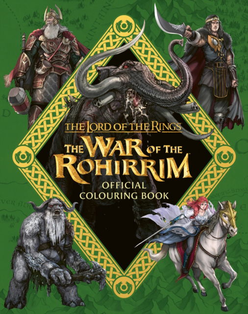 Cover for Warner Bros. · The Lord of the Rings: The War of the Rohirrim Official Colouring Book (Pocketbok) (2024)