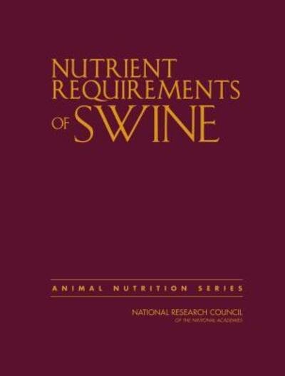 Cover for National Research Council · Nutrient Requirements of Swine Eleventh Revised Edition (Book) (2012)