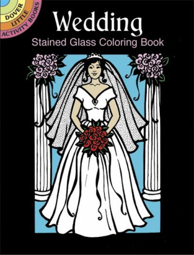 Cover for Pat Stewart · Wedding Stained Glass Coloring Book - Dover Stained Glass Coloring Book (Paperback Book) (2003)