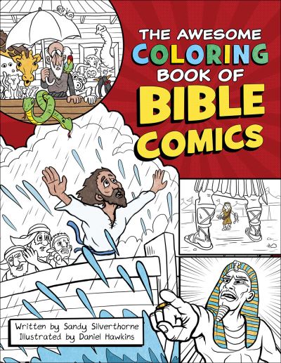 Cover for Sandy Silverthorne · The Awesome Coloring Book of Bible Comics (Paperback Book) (2017)