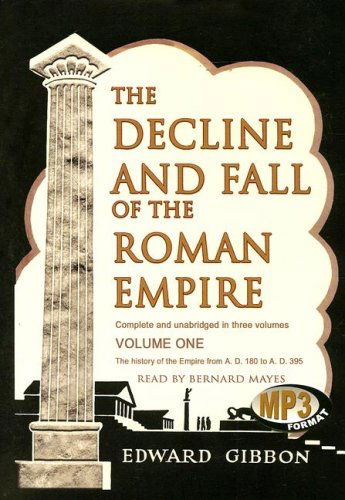 Cover for Edward Gibbon · The Decline and Fall of the Roman Empire: Volume 1 (MP3-CD) [Mp3cd Unabridged edition] (1992)