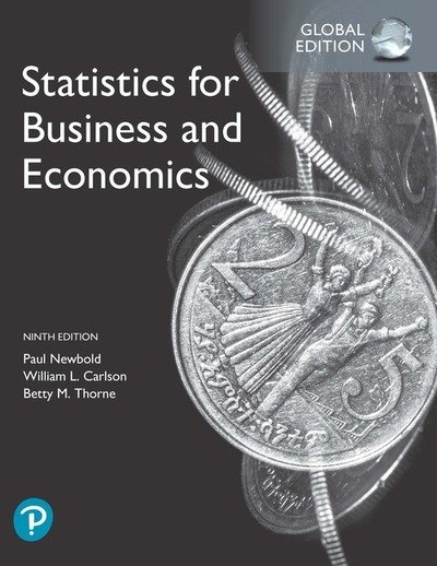 Cover for Paul Newbold · Statistics for Business and Economics, Global Edition (Paperback Bog) (2019)