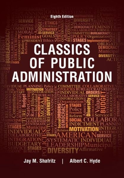 Cover for Hyde, Albert (The Brookings Institution) · Classics of Public Administration (Pocketbok) (2016)