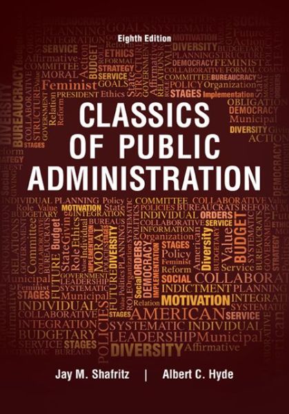 Cover for Hyde, Albert (The Brookings Institution) · Classics of Public Administration (Pocketbok) (2016)