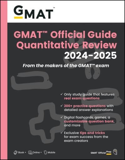 Cover for GMAC (Graduate Management Admission Council) · GMAT Official Guide Quantitative Review 2024-2025: Book + Online Question Bank (Paperback Bog) (2024)