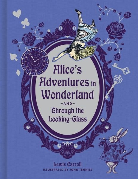 Cover for Lewis Carroll · Alice's Adventures in Wonderland and Through the Looking Glass (Læderbog) [Bonded Leather edition] (2021)